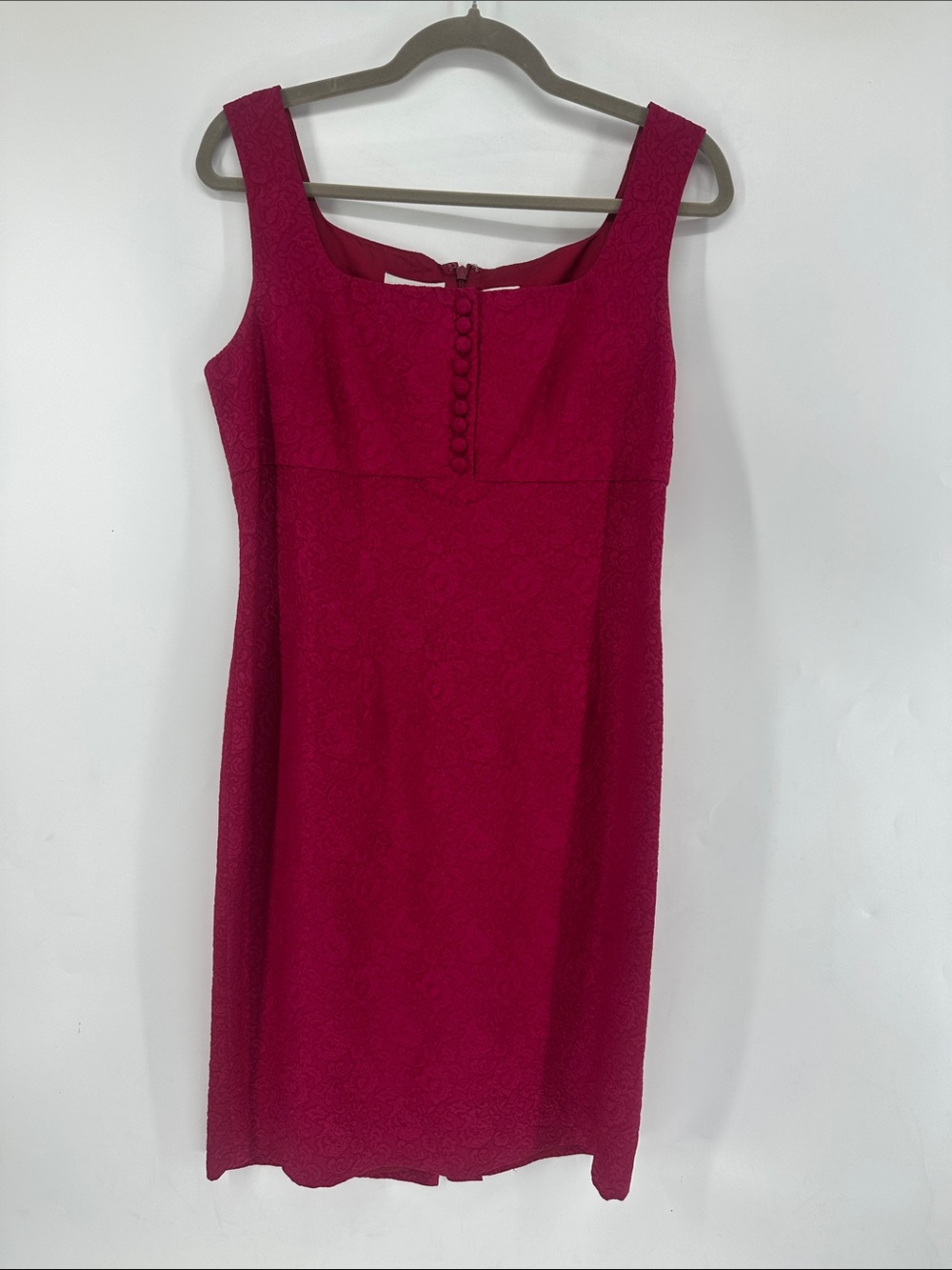 🔥🔥🔥Vintage 90s Liz Claiborne 100% Silk Jacquard Shift Dress